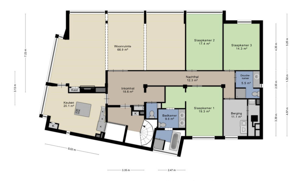 Penthouse te huur in Beveren-Waas