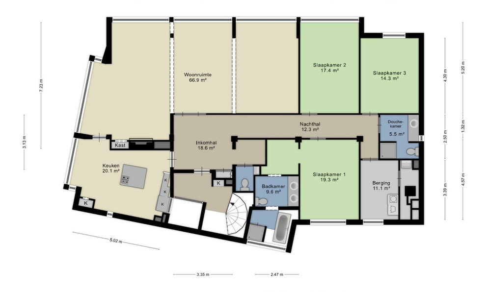 Penthouse te huur in Beveren-Waas